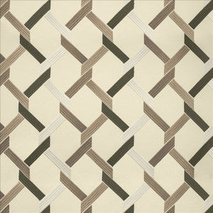 Crosswise Silver by Kasmir Fabric