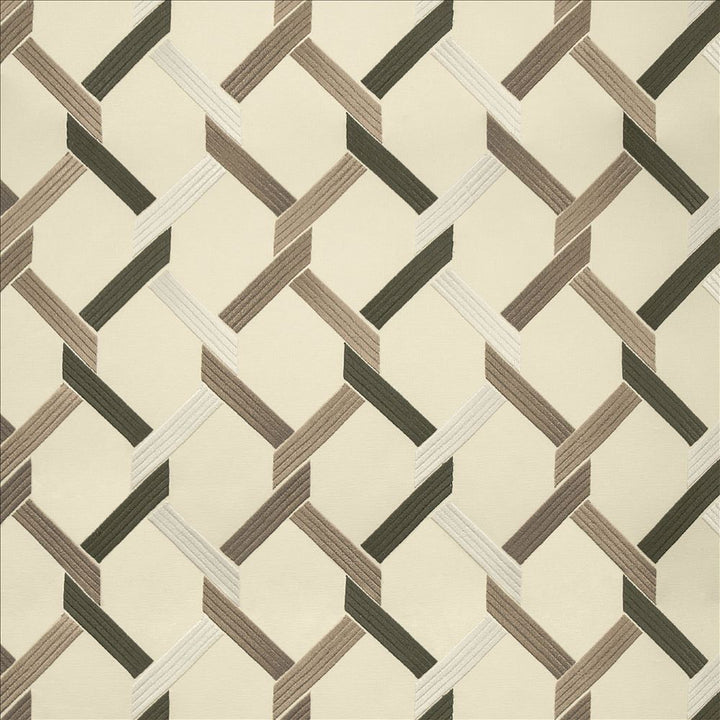Crosswise Silver by Kasmir Fabric 1466 100% Polyester
 INDIA 30,000 Wyzenbeek Double Rubs </p><p>Repeat: Horizontal: 7 4/8 inches and Vertical: 6 2/8 inches 54 - Fabric Carolina -