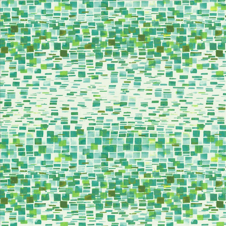 Cubic Green by Kasmir Fabric 5154 100% Cotton SPAIN 51,000 Wyzenbeek Double Rubs Horizontal: 27 inches and Vertical: 27 inches 54 - Fabric Carolina -