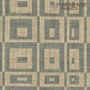 Cubic Aegean by Roth & Tompkins Fabric