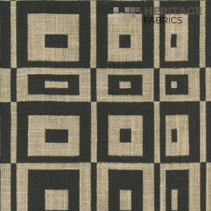 Cubic Raven By Roth & Tompkins Fabric