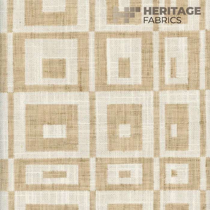 Cubic Whitelinen by Heritage Fabric - 100% Polyester India 9,000 Horizontal: 7.75" and Vertical: 9" 54" - Fabric Carolina -