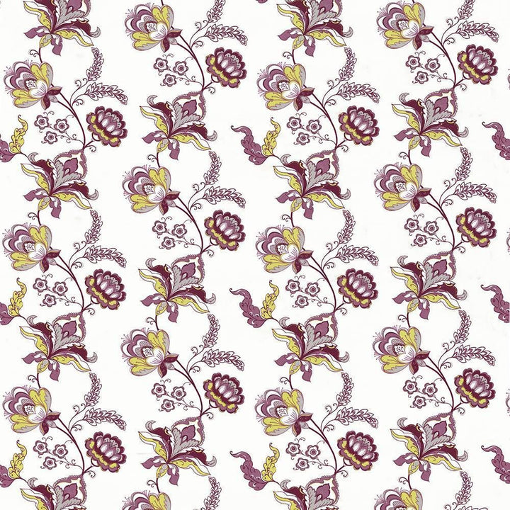 Cutting Garden Damson by Kasmir Fabric 1427 100% Cotton
 TURKEY </p><p>Repeat: Horizontal: 27 2/8 inches and Vertical: 17 6/8 inches 55 - Fabric Carolina -