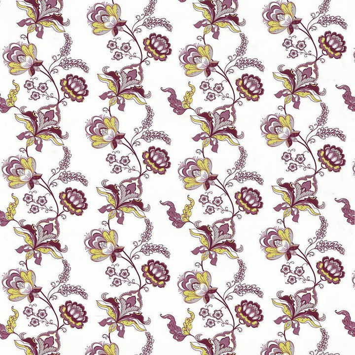 Cutting Garden Damson by Kasmir Fabric 1427 100% Cotton
 TURKEY </p><p>Repeat: Horizontal: 27 2/8 inches and Vertical: 17 6/8 inches 55 - Fabric Carolina -