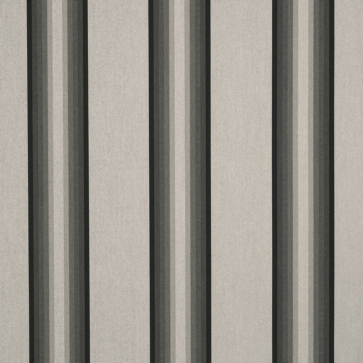 4799 Grey / Black / White by Sunbrella Fabric Sunbrella Awning Stripes 100% Sunbrella® Acrylic USA or Imported 10-Year Horizontal: and Vertical: 46 in. - Fabric Carolina -