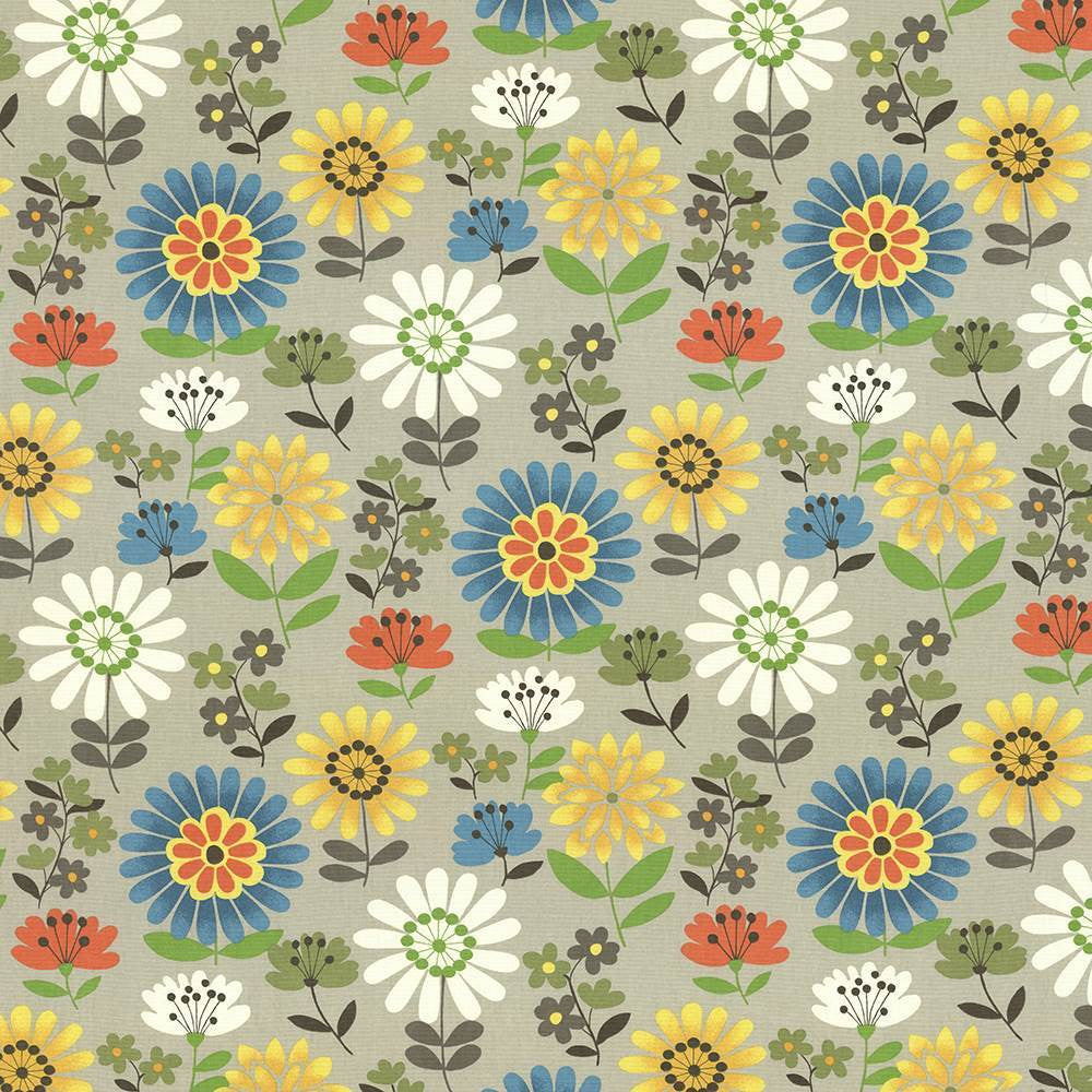 Daisy Daze Clay by Kasmir Fabric 5082 100% Cotton
 TURKMENISTAN </p><p>Repeat: Horizontal: 27 inches and Vertical: 25 2/8 inches 54 - 55 - Fabric Carolina -