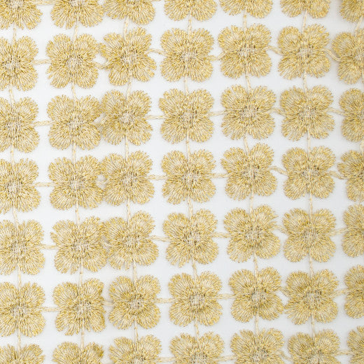 Daphne - Gold by Europatex Fabric Daphne 100% Polyester China See Sample Horizontal: N/A and Vertical: N/A 110.00 inches  - Fabric Carolina -