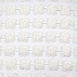 Daphne Pure White by Europatex Fabric