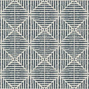 Dapper Diamond Navy by Kasmir Fabric