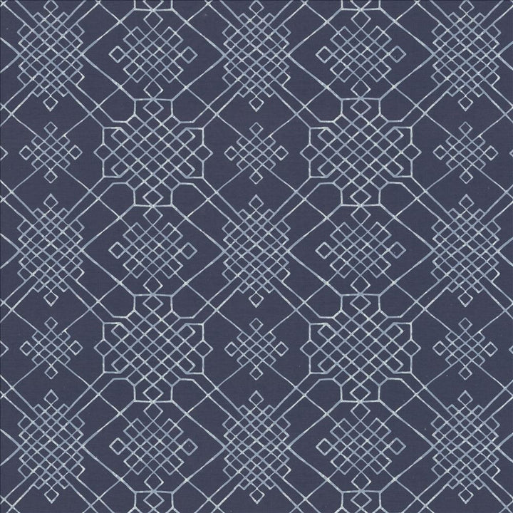 Dara Blue by Kasmir Fabric 1454 55% Linen
45% Cotton
 CHINA </p><p>Repeat: Horizontal: 13 4/8 inches and Vertical: 13 4/8 inches 54 - Fabric Carolina -