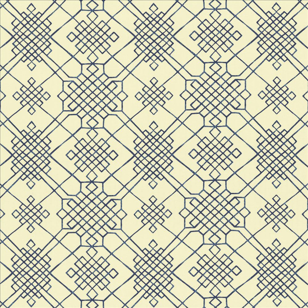 Dara Indigo by Kasmir Fabric 5154 55% Linen
45% Cotton
 CHINA </p><p>Repeat: Horizontal: 13 4/8 inches and Vertical: 13 4/8 inches 54 - Fabric Carolina -
