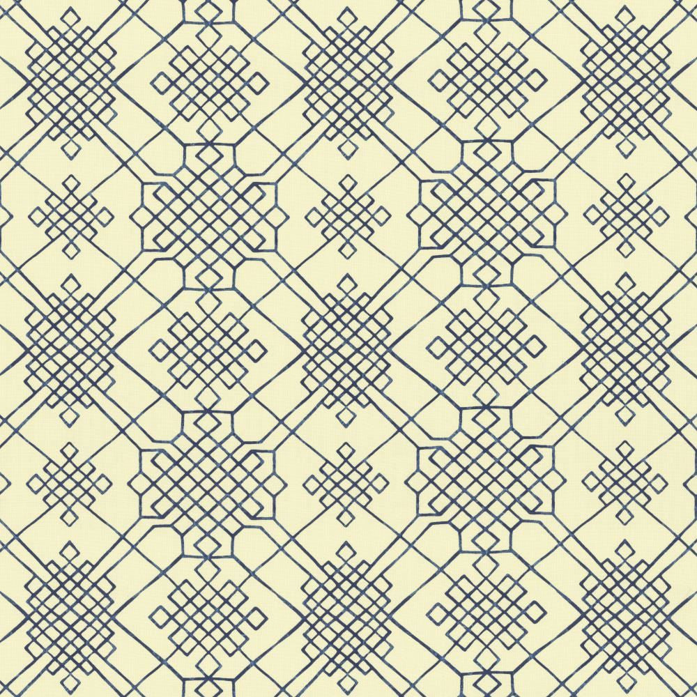 Dara Indigo by Kasmir Fabric 5154 55% Linen
45% Cotton
 CHINA </p><p>Repeat: Horizontal: 13 4/8 inches and Vertical: 13 4/8 inches 54 - Fabric Carolina -