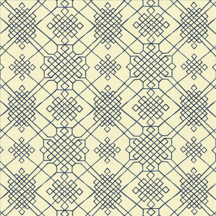 Dara Indigo by Kasmir Fabric 5154 55% Linen 45% Cotton CHINA 15,000 Wyzenbeek Double Rubs Horizontal: 13 4/8 inches and Vertical: 13 4/8 inches 54 - Fabric Carolina -