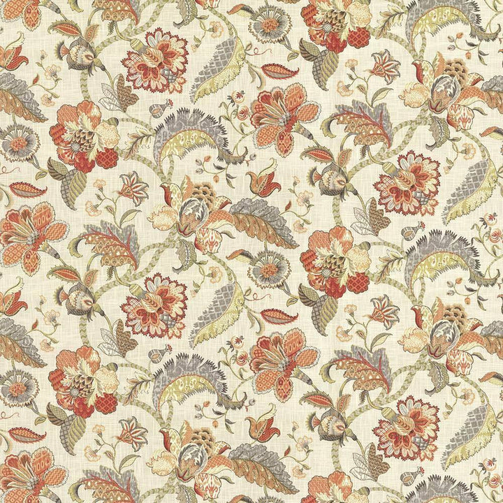 Darby Hill Spice by Kasmir Fabric 5079 100% Cotton USA 15,000 Wyzenbeek Double Rubs H: 54 inches, V:27 inches 54 - Fabric Carolina - Kasmir