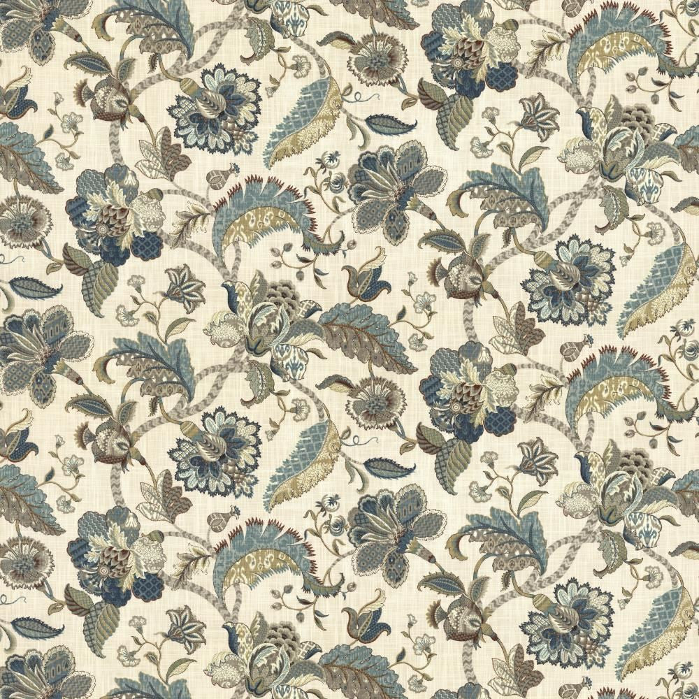 Darby Hill French Blue by Kasmir Fabric 5081 100% Cotton
 USA </p><p>Repeat: Horizontal: 54 inches and Vertical: 27 inches 54 - Fabric Carolina -