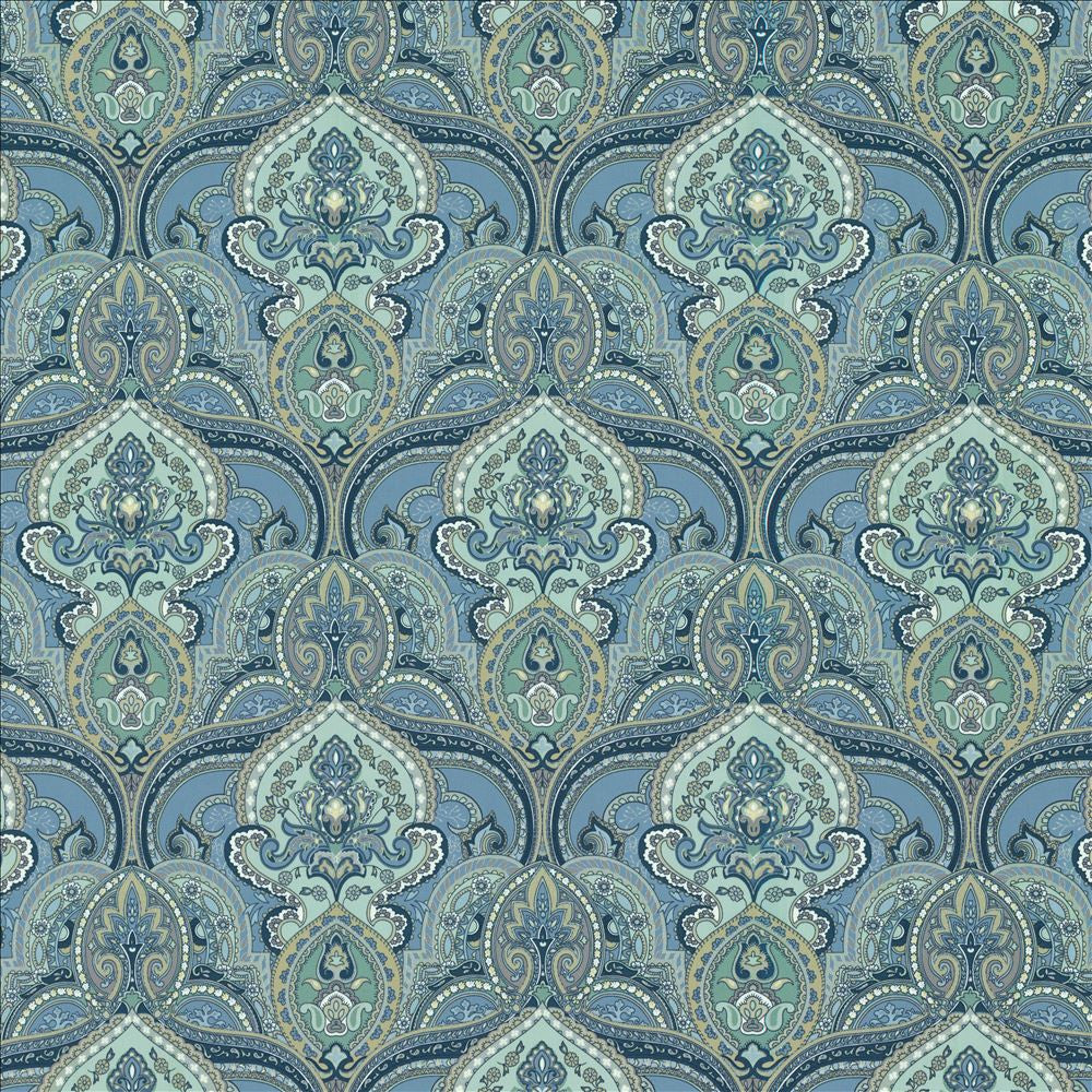 Daria Bluebird by Kasmir Fabric 1456 100% Cotton
 CHINA </p><p>Repeat: Horizontal: 9 2/8 inches and Vertical: 13 4/8 inches 54 - Fabric Carolina -
