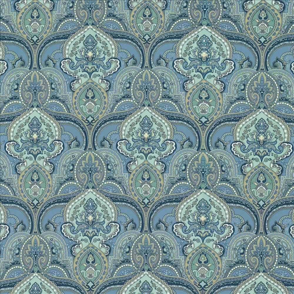 Daria Bluebird by Kasmir Fabric 1456 100% Cotton
 CHINA 6,000 Wyzenbeek Double Rubs </p><p>Repeat: Horizontal: 9 2/8 inches and Vertical: 13 4/8 inches 54 - Fabric Carolina -