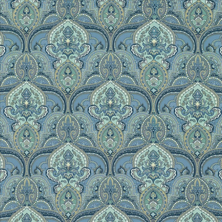 Daria Bluebird by Kasmir Fabric 1456 100% Cotton
 CHINA 6,000 Wyzenbeek Double Rubs </p><p>Repeat: Horizontal: 9 2/8 inches and Vertical: 13 4/8 inches 54 - Fabric Carolina -