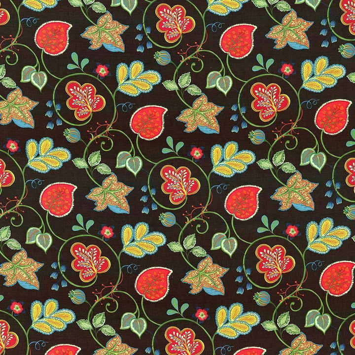 Darjeeling Gemstone by Kasmir Fabric 5062 100% Cotton PAKISTAN 15,000 Wyzenbeek Double Rubs H: 27 inches, V:25 2/8 inches 54 - 55 - Fabric Carolina - Kasmir