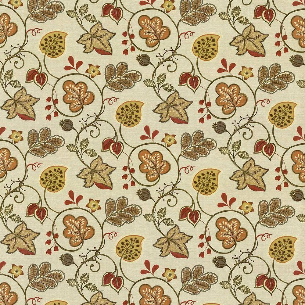 Darjeeling Harvest by Kasmir Fabric 5063 100% Cotton PAKISTAN 15,000 Wyzenbeek Double Rubs H: 27 inches, V:25 2/8 inches 54 - 55 - Fabric Carolina - Kasmir
