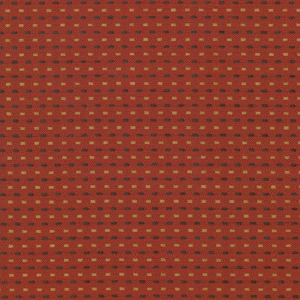 Dash It Paprika by Kasmir Fabric 5070 100% Polyester CHINA 3,000 Wyzenbeek Double Rubs H: 4/8 inches, V:4/8 inches 54 - 58 - Fabric Carolina - Kasmir