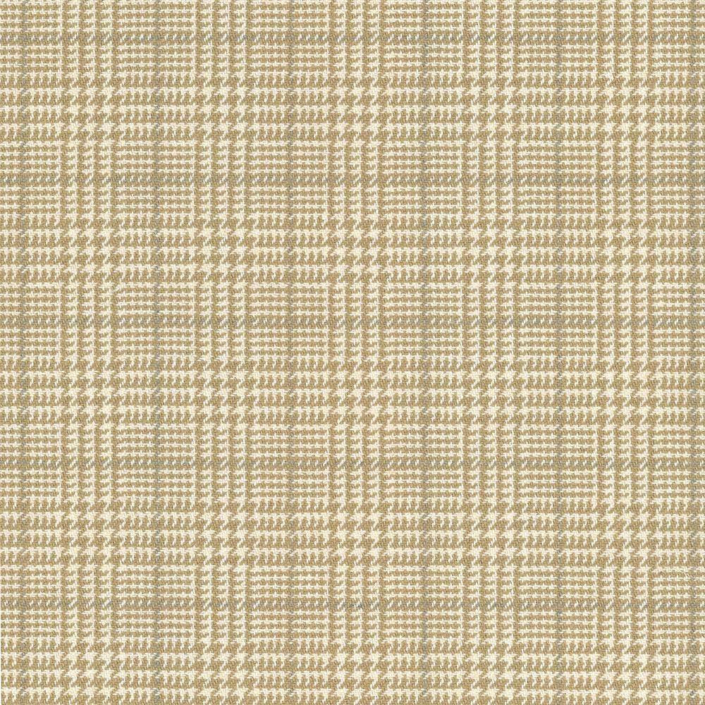 Dashing Plaid Cream by Kasmir Fabric 5066 75% Cotton 25% Acrylic USA 15,000 Wyzenbeek Double Rubs H: 2 inches, V:2 inches 54 - 58 - Fabric Carolina - Kasmir