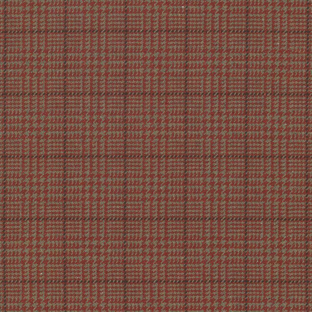Dashing Plaid Rust by Kasmir Fabric 5070 75% Cotton 25% Acrylic USA 15,000 Wyzenbeek Double Rubs H: 2 inches, V:2 inches 54 - 58 - Fabric Carolina - Kasmir