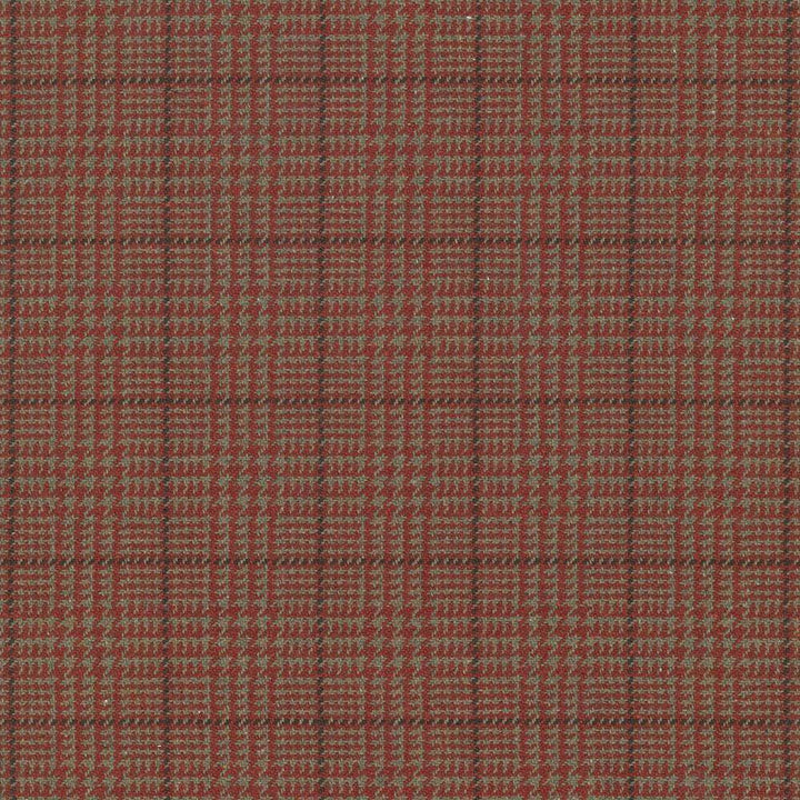 Dashing Plaid Rust by Kasmir Fabric 5070 75% Cotton 25% Acrylic USA 15,000 Wyzenbeek Double Rubs H: 2 inches, V:2 inches 54 - 58 - Fabric Carolina - Kasmir