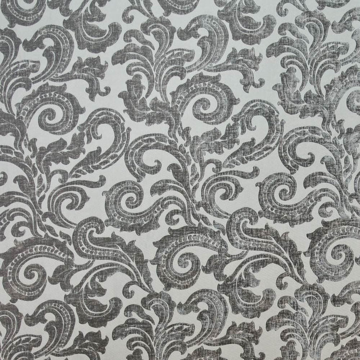 Davenport Scroll Platinum by Kasmir Fabric 1396 100% Polyester
 CHINA Not Tested </p><p>Repeat: Horizontal: 14 1/8 inches and Vertical: 25 2/8 inches 55 - Fabric Carolina -