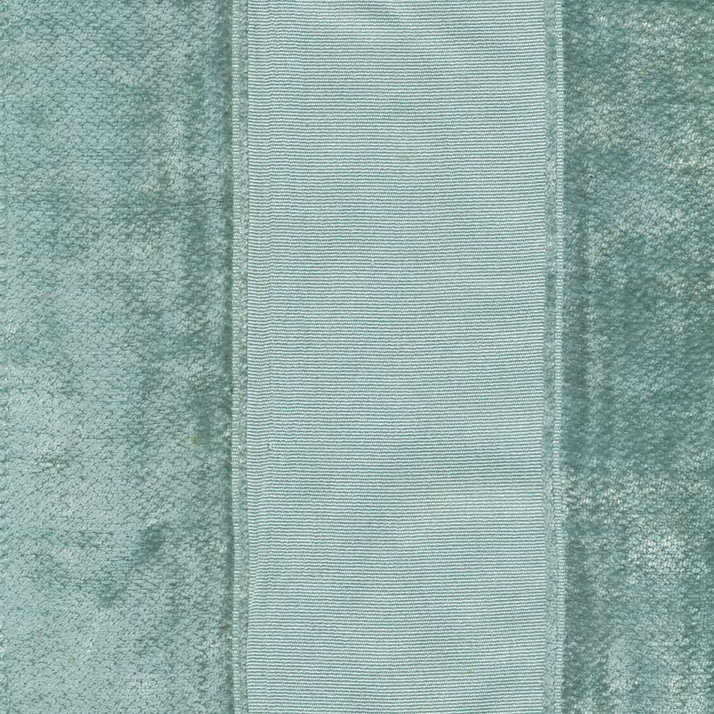 Davenport Stripe Azure by Kasmir Fabric 1398 100% Polyester CHINA Not Tested H: 4 6/8 inches, V:N/A 55 - 57 - Fabric Carolina - Kasmir
