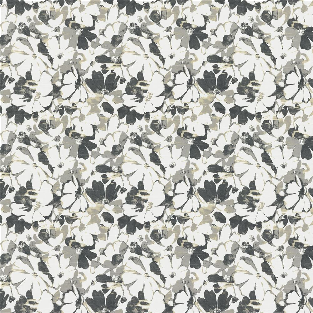 Dayflower Grey by Kasmir Fabric 1466 100% Cotton
 USA </p><p>Repeat: Horizontal: 13 3/8 inches and Vertical: 13 3/8 inches 54 - Fabric Carolina -