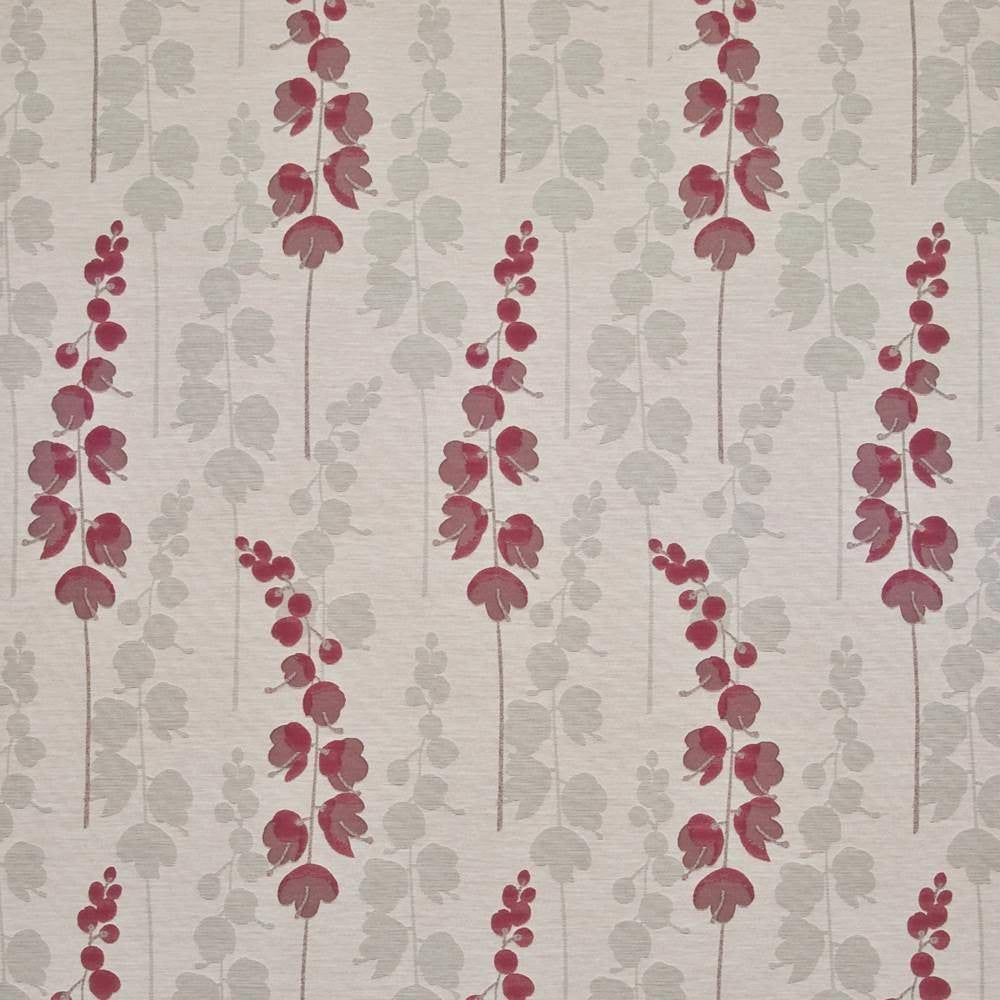 Deavers Garden Berry by Kasmir Fabric 1397 55% Polyester 45% Cotton TURKEY Not Tested H: 14 1/8 inches, V:22 inches 59 - Fabric Carolina - Kasmir