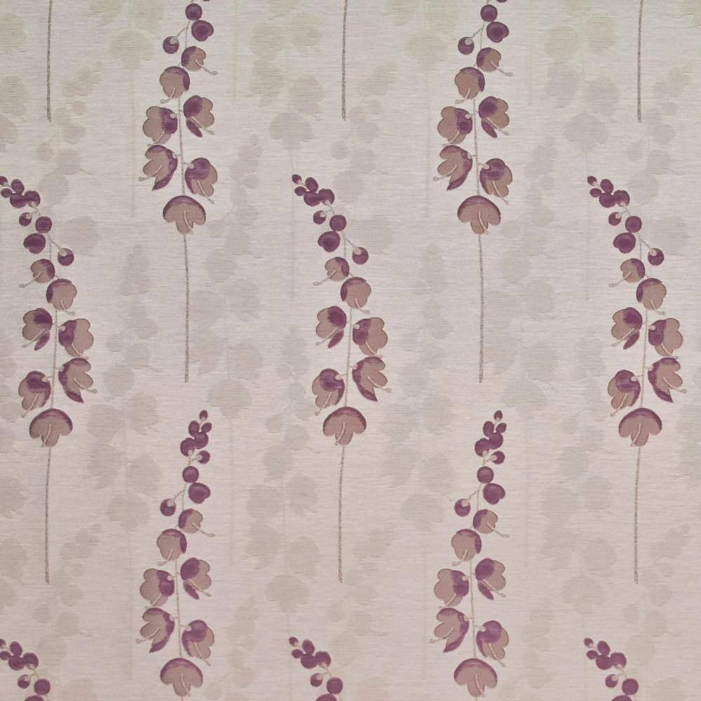Deavers Garden Plum by Kasmir Fabric 1397 55% Polyester 45% Cotton TURKEY Not Tested H: 14 1/8 inches, V:22 inches 59 - Fabric Carolina - Kasmir