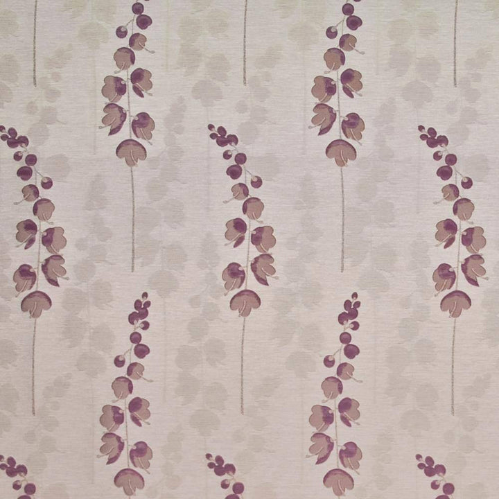Deavers Garden Plum by Kasmir Fabric 1397 55% Polyester 45% Cotton TURKEY Not Tested H: 14 1/8 inches, V:22 inches 59 - Fabric Carolina - Kasmir