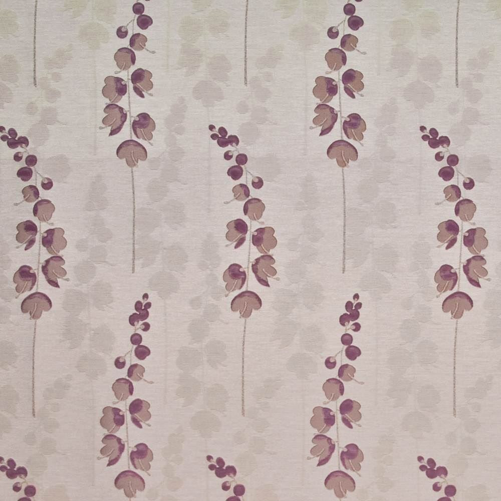 Deavers Garden Plum by Kasmir Fabric 1397 55% Polyester 45% Cotton TURKEY Not Tested Horizontal: 14 1/8 inches and Vertical: 22 inches 59 - Fabric Carolina -