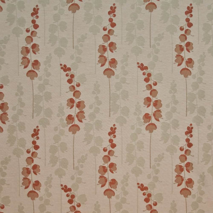 Deavers Garden Terracotta by Kasmir Fabric 1397 55% Polyester
45% Cotton
 TURKEY Not Tested Horizontal: 14 1/8 inches and Vertical: 22 inches 59 - Fabric Carolina -