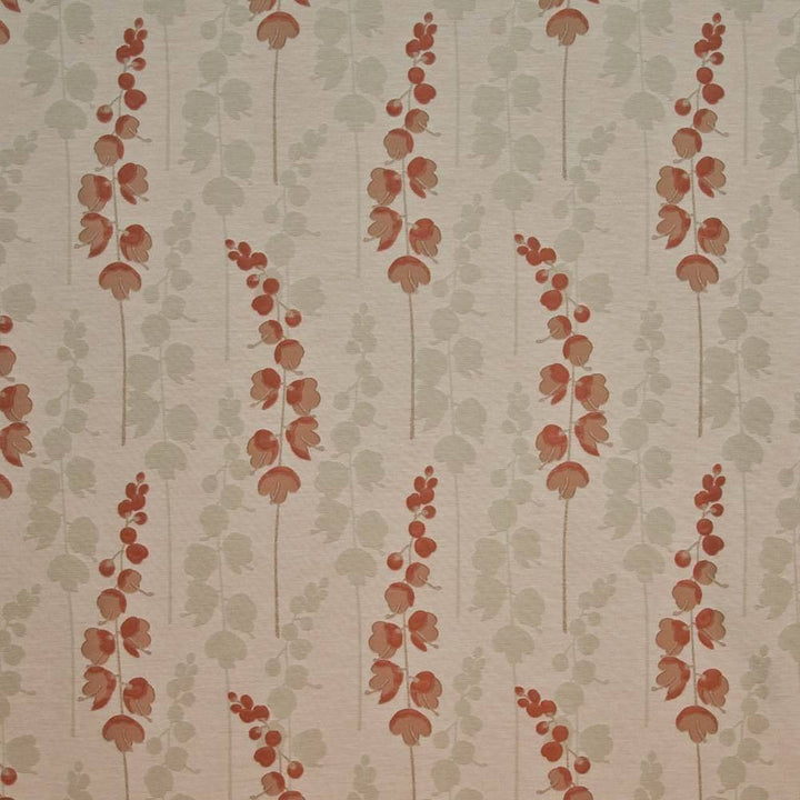 Deavers Garden Terracotta by Kasmir Fabric 1397 55% Polyester 45% Cotton TURKEY Not Tested H: 14 1/8 inches, V:22 inches 59 - Fabric Carolina - Kasmir