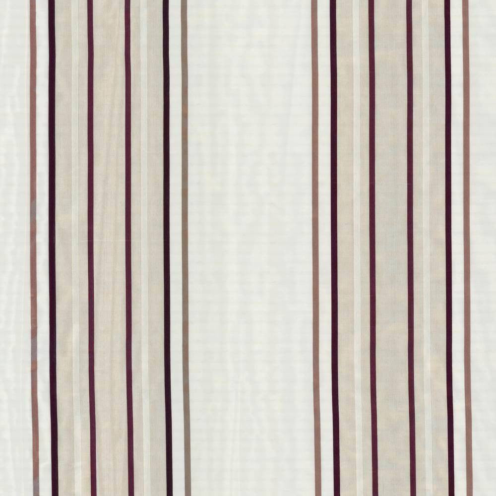 Deavers Sheer Plum by Kasmir Fabric 1397 100% Polyester TURKEY Not Tested H: 17 4/8 inches, V:N/A 118 - Fabric Carolina - Kasmir