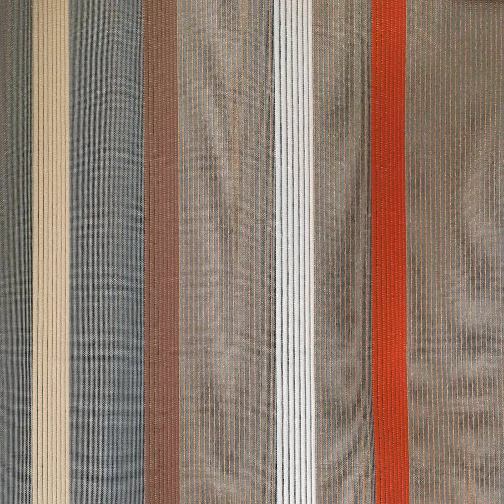 Deavers Sheer Terracotta by Kasmir Fabric 1397 100% Polyester TURKEY Not Tested H: 17 4/8 inches, V:N/A 118 - Fabric Carolina - Kasmir