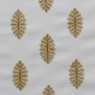 Declan Gold 1461611002 by Carole Fabric Exclusive Prize Winner 100% Cotton India H: 7 1/2"V, 8 1/2"H  51" Minimum (See sample for specifics) - Fabric Carolina - Carole Exclusive