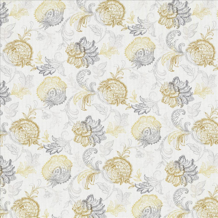Delacroix Chrome by Kasmir Fabric 5077 80% Polyester
20% Linen
 SPAIN </p><p>Repeat: Horizontal: 27 inches and Vertical: 13 4/8 inches 56 - 57 - Fabric Carolina -