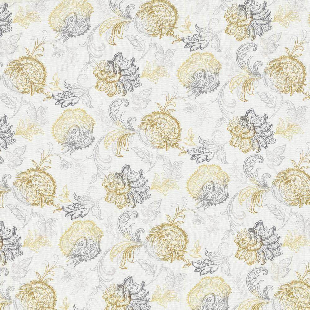 Delacroix Chrome by Kasmir Fabric 5077 80% Polyester 20% Linen SPAIN Not Tested H: 27 inches, V:13 4/8 inches 56 - 57 - Fabric Carolina - Kasmir