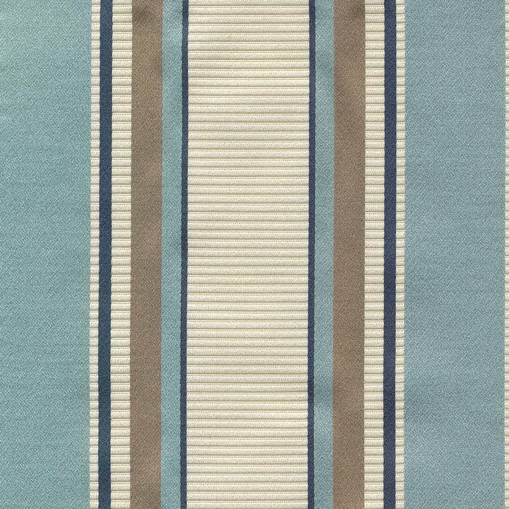 Delano Stripe Lagoon by Kasmir Fabric 1421 61% Cotton 39% Polyester INDIA 30,000 Wyzenbeek Double Rubs H: 3 7/8 inches, V:N/A 54 - 55 - Fabric Carolina - Kasmir