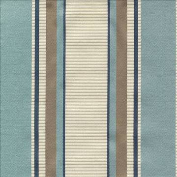 Delano Stripe Lagoon by Kasmir Fabric 1421 61% Cotton 39% Polyester INDIA 30,000 Wyzenbeek Double Rubs H: 3 7/8 inches, V: N/A 54 - 55 - Fabric Carolina - Kasmir