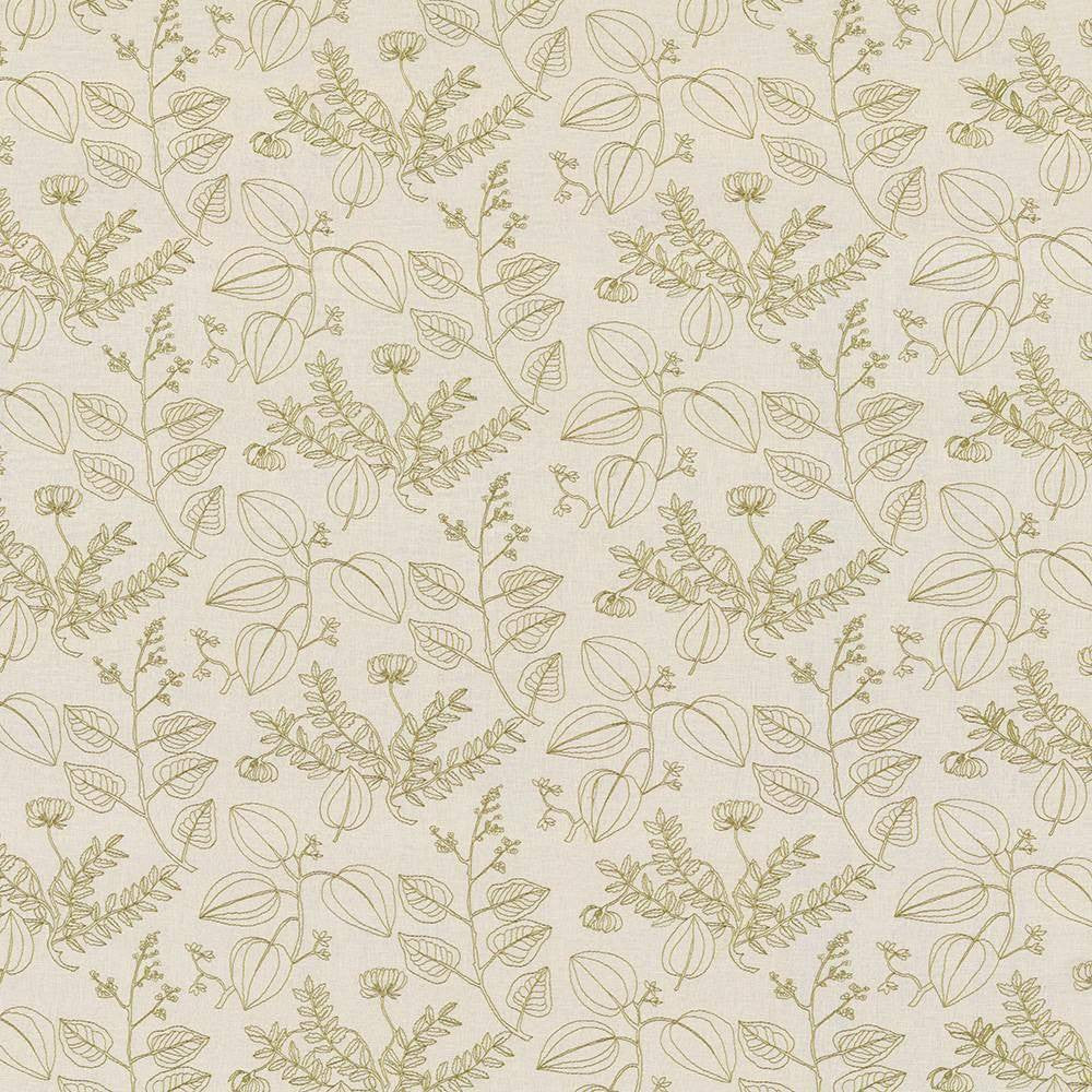Delfina Lichen by Kasmir Fabric 1420 55% Linen 45% Rayon CHINA H: 23 inches, V:11 4/8 inches 53 - 54 - Fabric Carolina - Kasmir