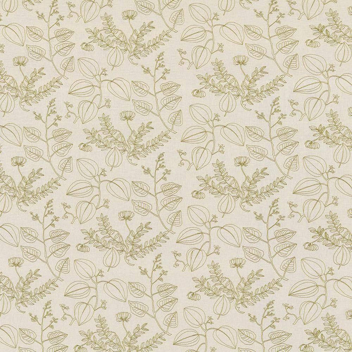 Delfina Lichen by Kasmir Fabric 1420 55% Linen 45% Rayon CHINA H: 23 inches, V:11 4/8 inches 53 - 54 - Fabric Carolina - Kasmir