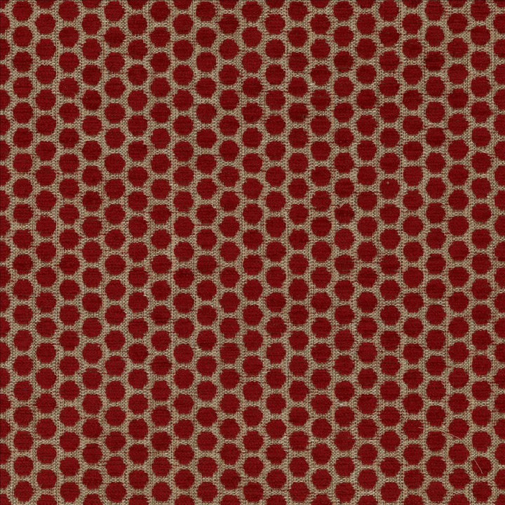 Delightful Dots Lipstick by Kasmir Fabric 1440 42% Acrylic
33% Polyester
25% Cotton
 TURKEY </p><p>Repeat: Horizontal: 1 inches and Vertical: 5/8 inches 54 - Fabric Carolina -