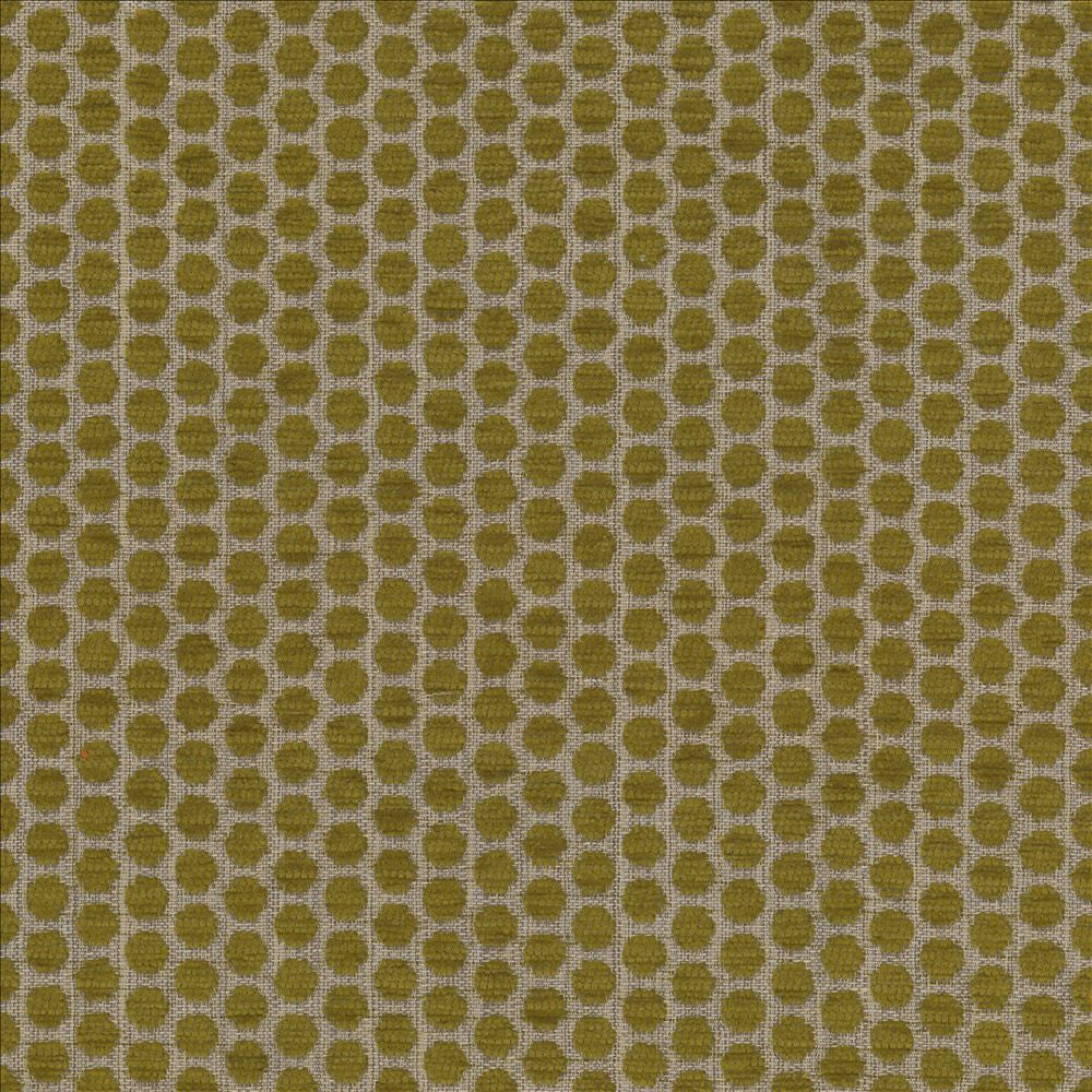 Delightful Dots Sprout by Kasmir Fabric 1442 42% Acrylic
33% Polyester
25% Cotton
 TURKEY 31,000 Martindale Cycles </p><p>Repeat: Horizontal: 1 inches and Vertical: 5/8 inches 54 - Fabric Carolina -