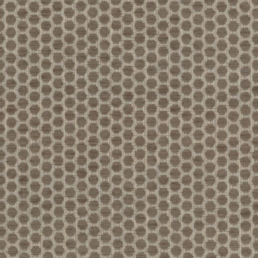 Delightful Dots Truffle by Kasmir Fabric 1438 42% Acrylic 33% Polyester 25% Cotton TURKEY 31,000 Martindale Cycles H: 1 inches, V:5/8 inches 54 - Fabric Carolina - Kasmir