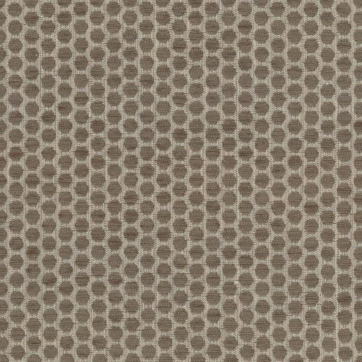 Delightful Dots Truffle by Kasmir Fabric 1438 42% Acrylic 33% Polyester 25% Cotton TURKEY 31,000 Martindale Cycles H: 1 inches, V:5/8 inches 54 - Fabric Carolina - Kasmir